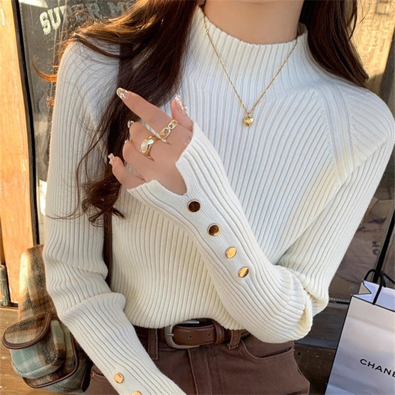 Pull Col Semi- Montant Tendance