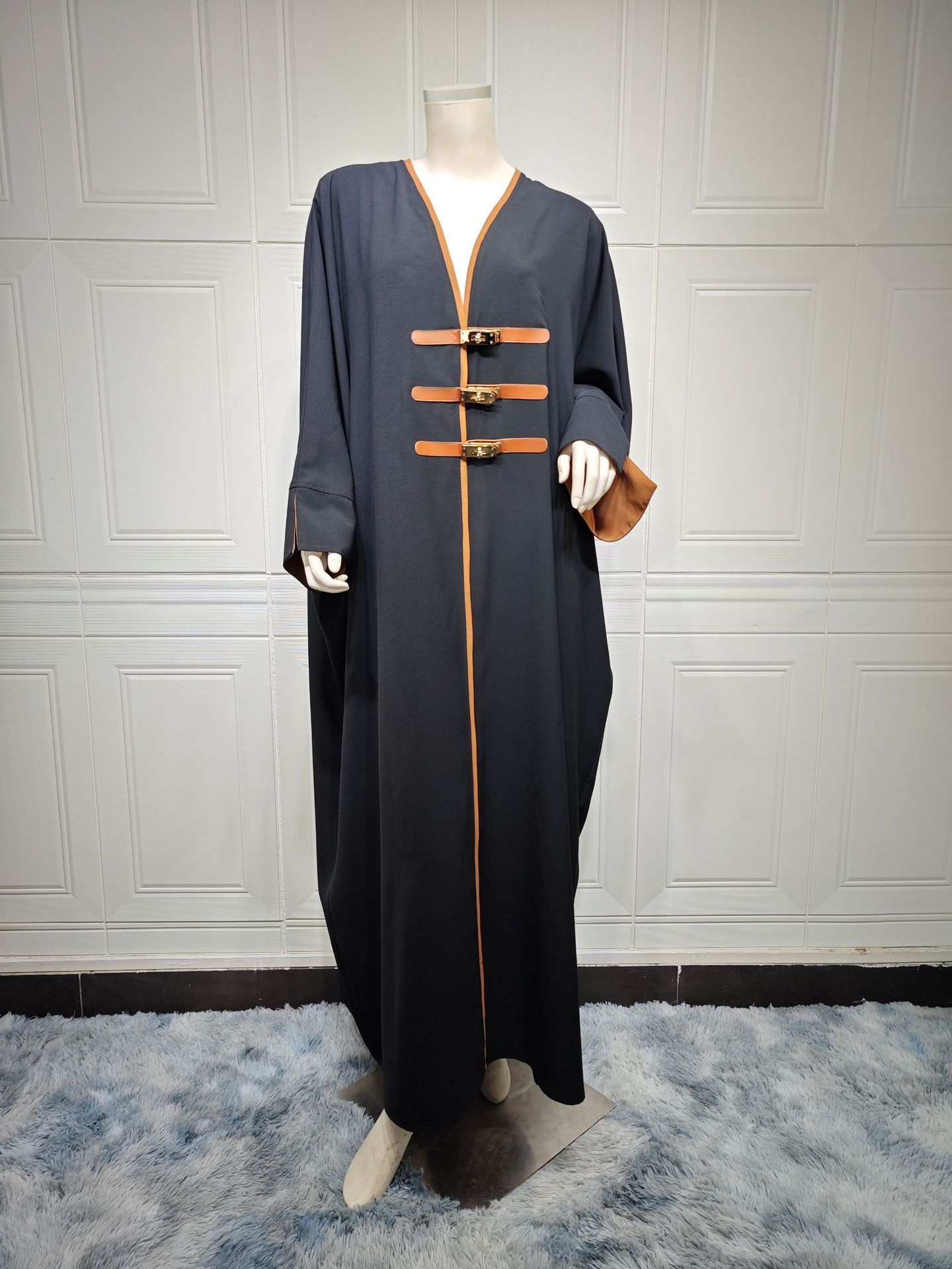 Cardigan Long Femme à Blocs de Couleurs – Élégance et Style Moderne