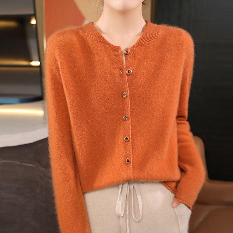 Cardigan léger à col V - Élégance simple et confortable