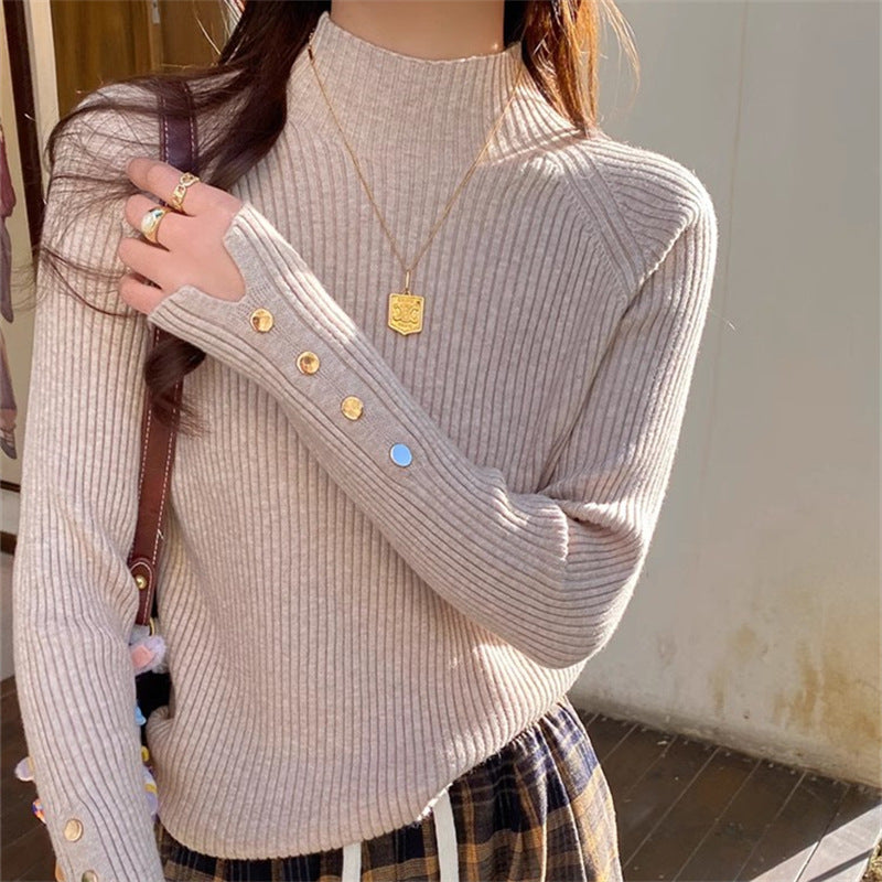 Pull Col Semi- Montant Tendance