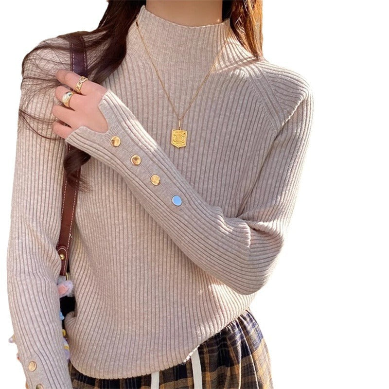 Pull Col Semi- Montant Tendance