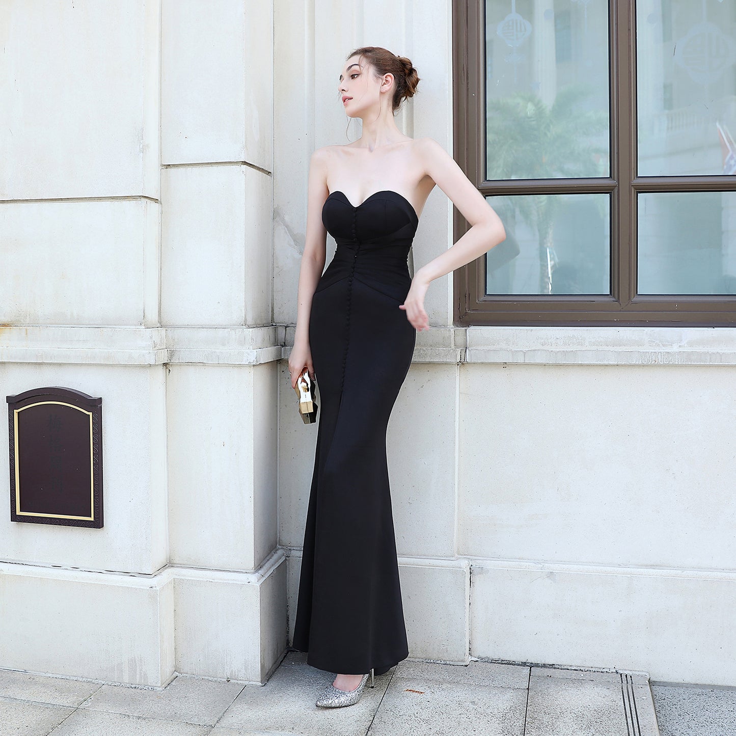 Robe Sirène Élégante à Bustier – Glamour
