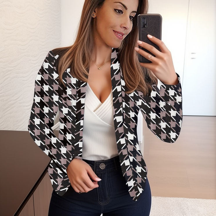 Blazer moderne au design graphique