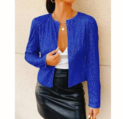 Veste à paillettes élégante et tendance pour femme