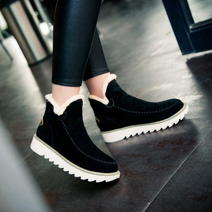 Bottes de neige chaudes et antidérapantes