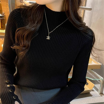 Pull Col Semi- Montant Tendance
