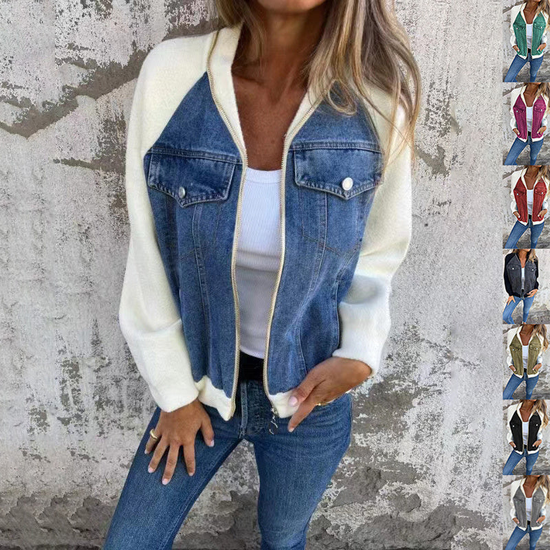 Veste en jean tendance