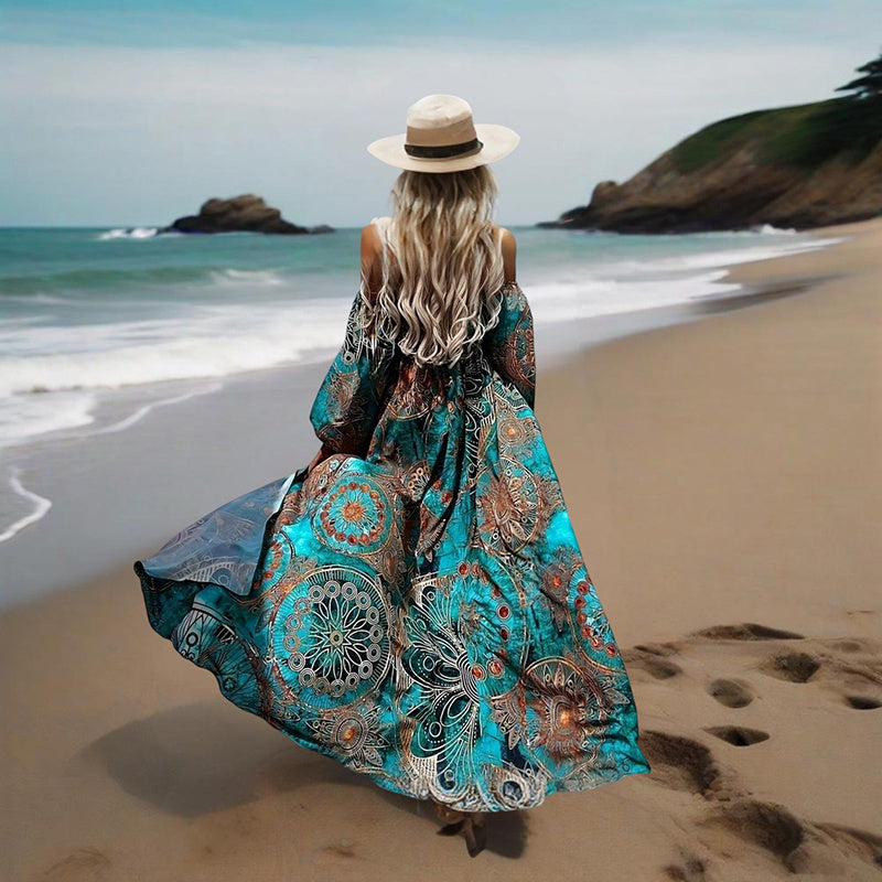 Robe Longue Élégance Bohème