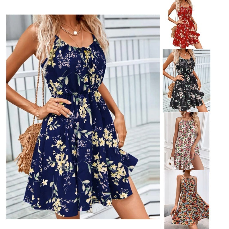 Robe d’été fluide à imprimé fleuri