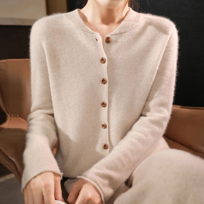 Cardigan léger à col V - Élégance simple et confortable