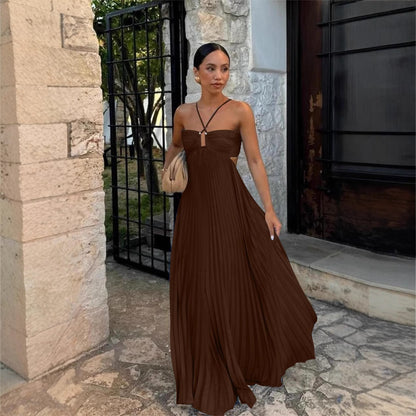 Robe Longue Plissée – Charme & Légèreté d’Été