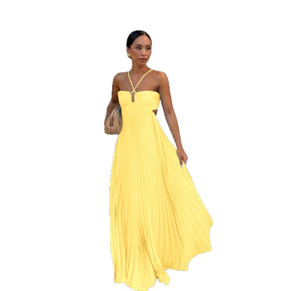 Robe Longue Plissée – Charme & Légèreté d’Été
