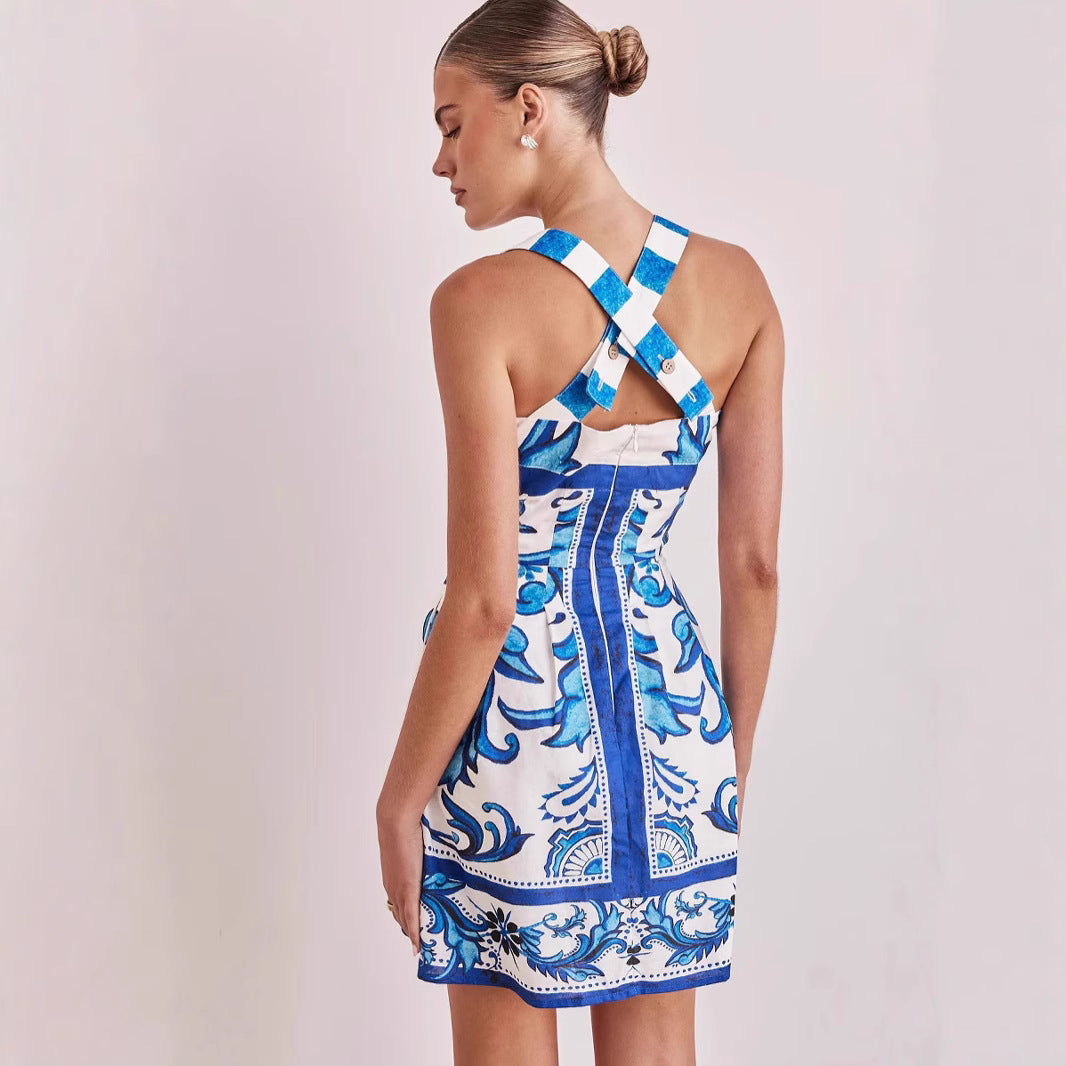 Robe d'Été Chic à Bretelles