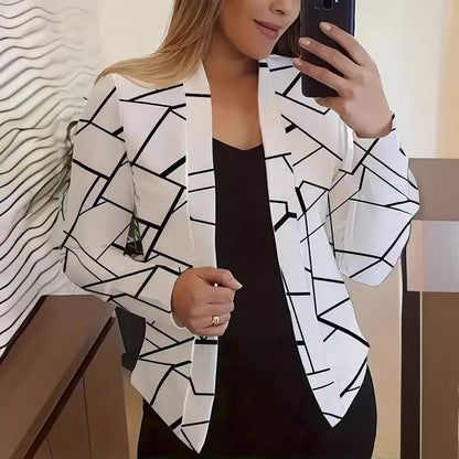 Blazer moderne au design graphique