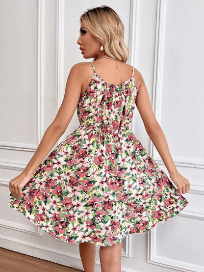 Robe d’été fluide à imprimé fleuri