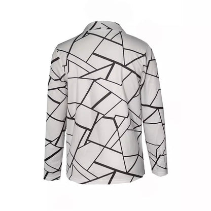 Blazer moderne au design graphique